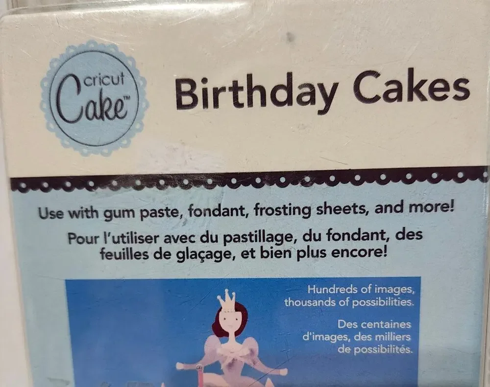 Cricut Cake Birthday Cakes Cartridge 2000224 New Sealed Retired